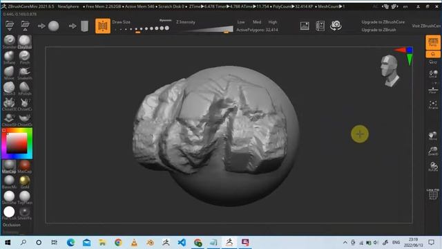 ZBrush Core Mini In 10 Minutes (Complete Beginner) смотреть онлайн