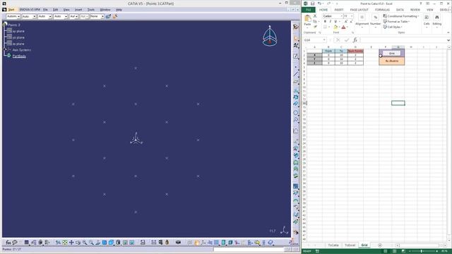 VBA CATIA V5 POINTS смотреть онлайн