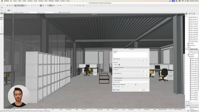 AI dla Architektów: Archicad AI Visualizer | Pierwsze Obrazy AI - Wnętrza смотреть онлайн