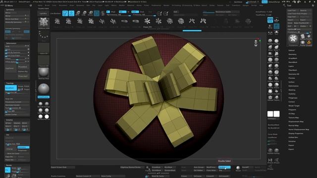 Gift Bows - Present Loops IMM Brush for ZBrush 2021 смотреть онлайн