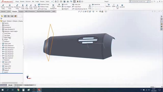 SOLİDWORKS UYGULAMA 57 SOLIDWORKS EXERCISES смотреть онлайн