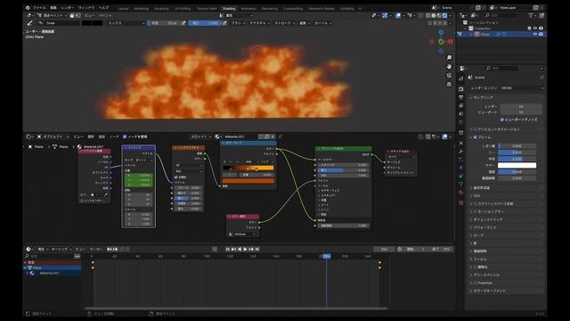【Blender】シェーダーだけで作る火炎と煙のアニメーション смотреть онлайн