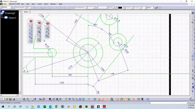 CATIA Sketching Exercise 4 | CATIA Fundamentals Training Program смотреть онлайн