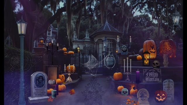 Haunted Mansion Ambience 👻🍂🤎 Relaxing Spooky Background Music 🎃 #hauntedmansion
