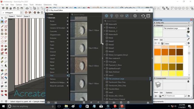 Sketchup Interior design - make a kitchen set part 2 смотреть онлайн