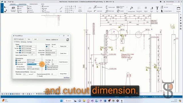 CU Dimensioning Plugin For Tekla Structures. Try for free. PrecastBIM.pro смотреть онлайн