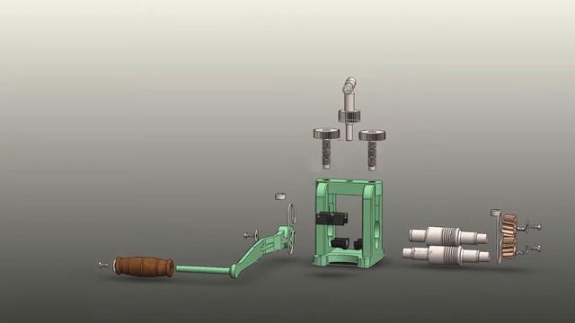 Proyecto en SolidWorks Laminadora manual para Joyería смотреть онлайн
