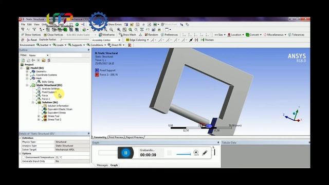 Optimización Topológica en ANSYS 18 смотреть онлайн