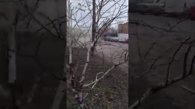 Уборка в Сумах после зимы.