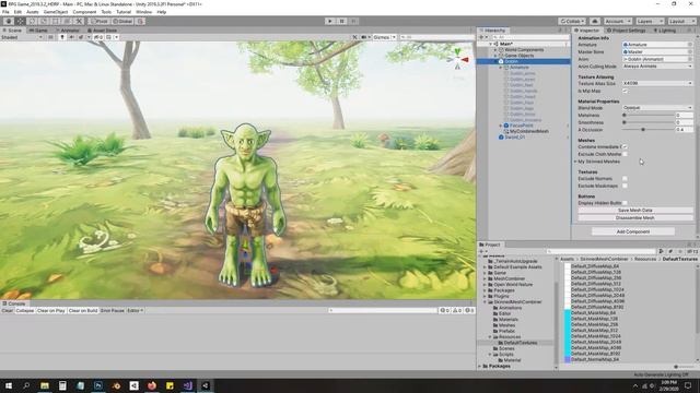 Skinned Mesh Combiner - Quick Look in 2019.3.2 HDRP смотреть онлайн