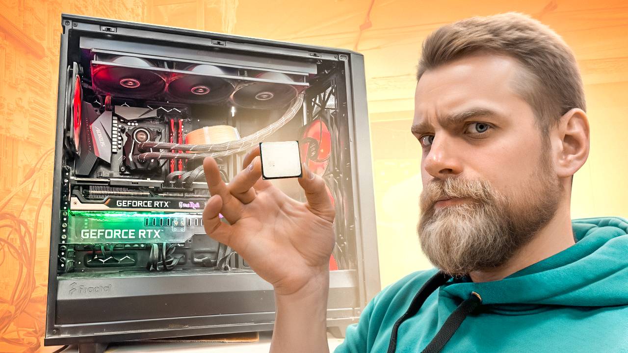 Клиент принес RYZEN 9 5950X, который зависает на старте! смотреть онлайн