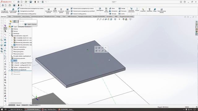 [220] Rama spawana - konstrukcje spawane w SolidWorks - tutorial - poradnik смотреть онлайн