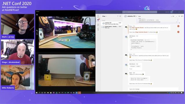 NET Conf 2020 Remote Computer Science with pi top, NET and Microsoft Teams смотреть онлайн