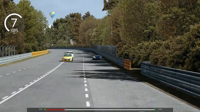 Ferrari Impronta vs Hypervans Monster at Le Mans 24h Circuit смотреть онлайн
