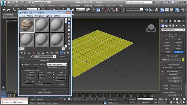 3ds Max Bump Map Effect Tutorial смотреть онлайн