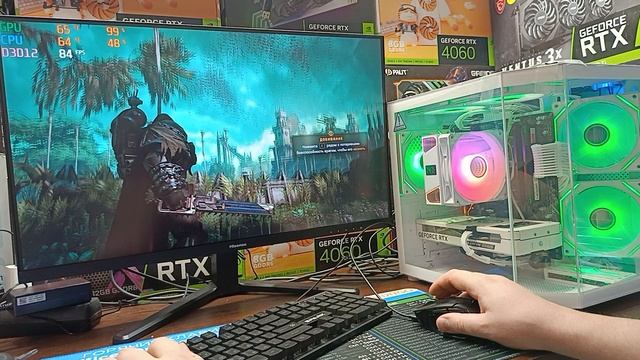 test game ryzen 5 5600, rtx 4060 смотреть онлайн