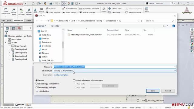 Solidwork File format in Solidworks смотреть онлайн