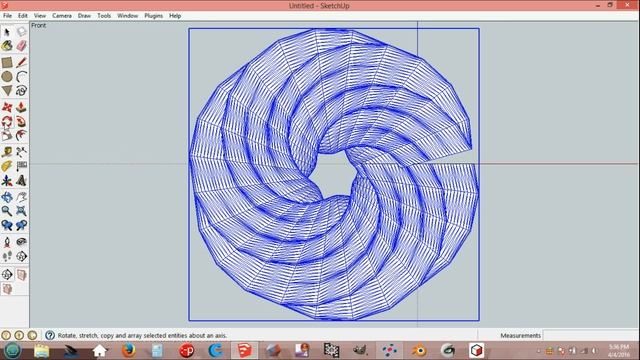 Mystical Twisted Torus In SketchUp / Make Your Own Design смотреть онлайн