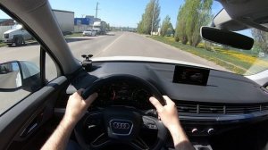 2016 Audi Q7 3.0TDI (249) Quattro POV TEST DRIVE
