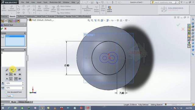 SolidWorks Tutorial-# 09 Make 8 Ball Pool In Solidworks Modeling. смотреть онлайн