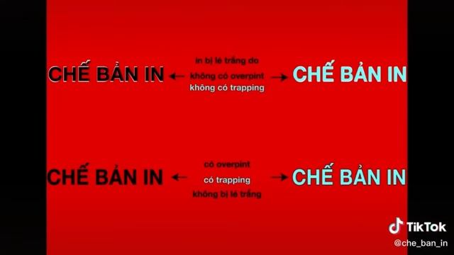 Tại sao in bị lé trắng - #trapping #overprint смотреть онлайн