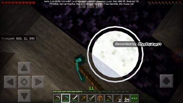 Арктическое выживание в Minecraft 7-я часть. Добыл обсидиан скоро скравчу стол зачарованний и порта смотреть онлайн