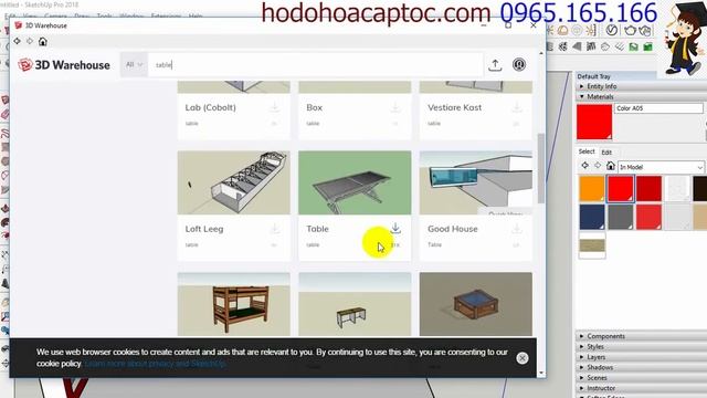 Hướng dẫn vẽ gian hàng 3D trong Sketchup Tự học Sketchup a-z смотреть онлайн