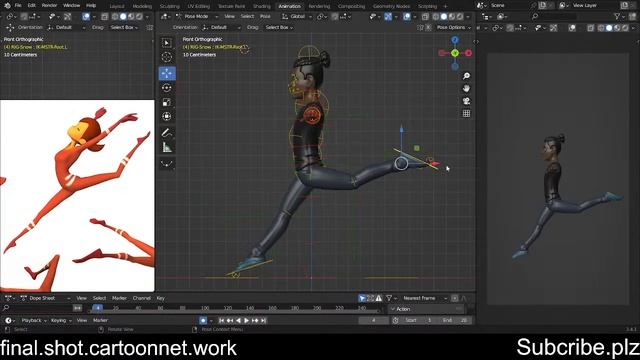 poses exercise for animation #blenderanimation #blender смотреть онлайн