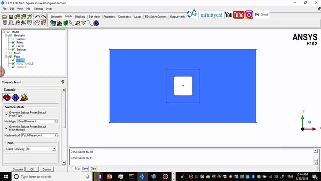Generating an unstructured tri mesh density without a density box with boundary layer quad elements смотреть онлайн
