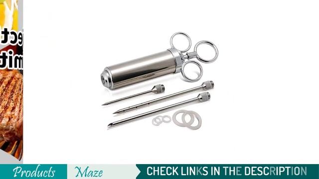 5 Best Meat Injectors Reviewed in 2023 | Top Rated Marinade Injectors Buying Guide смотреть онлайн