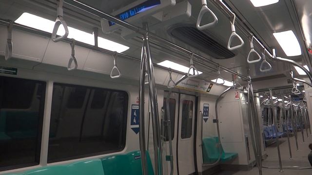 SMRT Trains C151A Kawasaki-CSR Sifang EMU (ATC) - Lavender to Kallang (OC, East-West MRT Line)