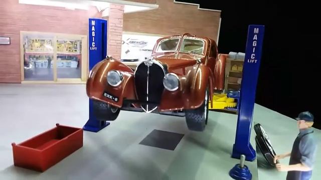 Uno de los autos más bellos./ Bugatti Atlantic 1936, escala 1:24./Reportajes con Ana Warren. смотреть онлайн
