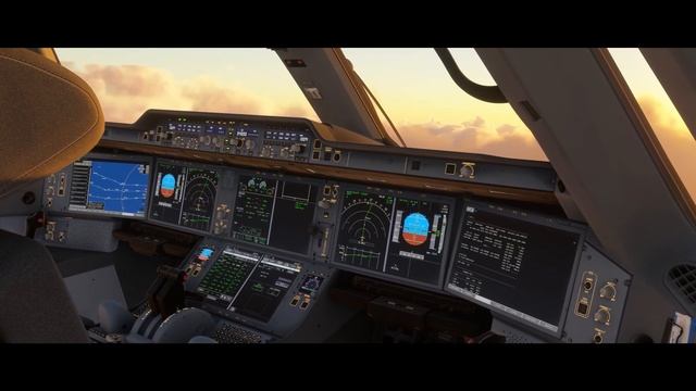 Microsoft Flight Simulator - Самолет Airbus A350 ! Красиво получилось отправляемся в рейс! смотреть онлайн