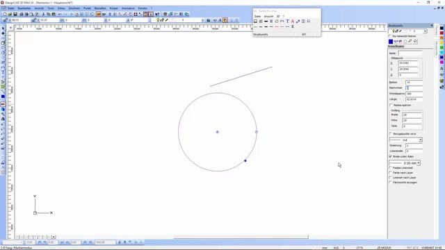 DesignCAD (Ändern von Elementeigenschaften) смотреть онлайн