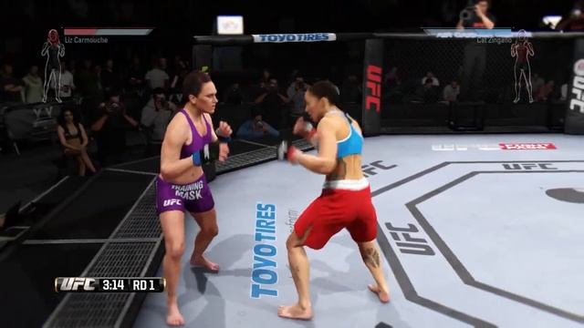 EA Sports UFC | Cat Zingano vs Liz Carmouche смотреть онлайн