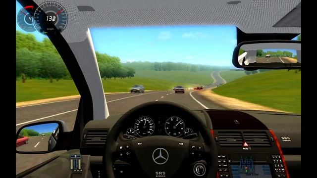 Mercedes A200 Turbo | City Car Driving |POV| DFGT смотреть онлайн