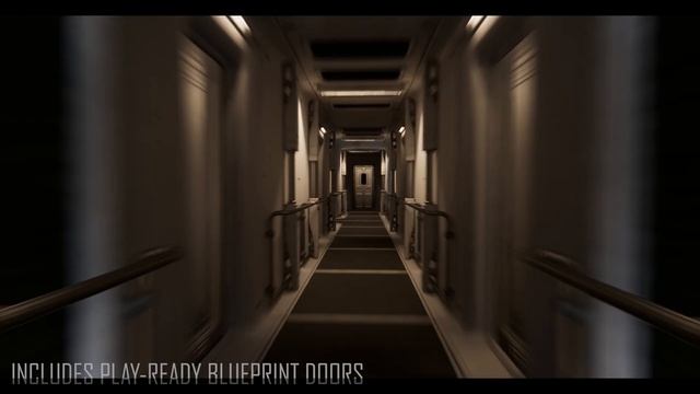SciFi Space Interior Environment | UE4 Asset Pack Demonstration смотреть онлайн
