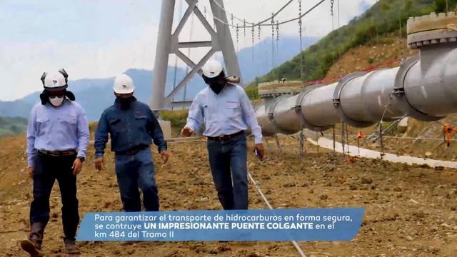 CONSTRUCCIÓN DE PUENTE COLGANTE EN EL KM 484 DEL TRAMO II DEL OLEODUCTO NORPERUANO смотреть онлайн
