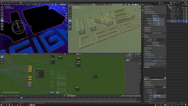 Channel Cover Pixel Style Text (in Blender 2.9 (+Photoshop support)) смотреть онлайн