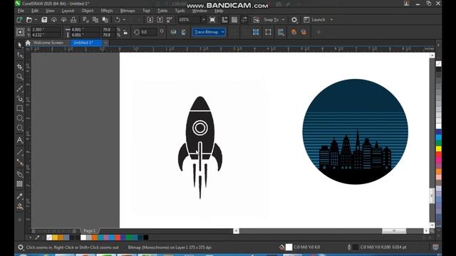HOW TO CREATE SIMPLE ROCKET LOGO DESIGN IN CORELDRAW | CORELDRAW TUTORIALS | DOCTOR DESIGN смотреть онлайн