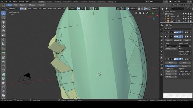 Hard Surface Retopo in Blender 2.8. Retopo using the build-in tools смотреть онлайн