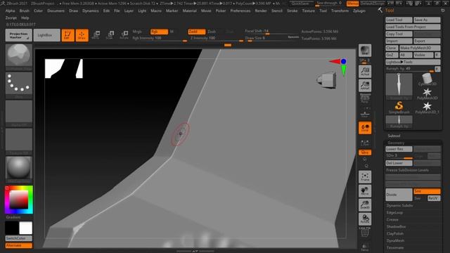 Кунай! / в ZBrush мини курс часть 2 / скульптинг смотреть онлайн