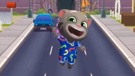 Том со змейкой собирает золото Talking Tom Gold Run| Мультфильм бегалки для детей смотреть онлайн