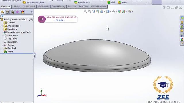 Tutorial Dish End/Dish Head Design & Fabrication Process/Torispherical Head In Solid Works |Tutoria смотреть онлайн