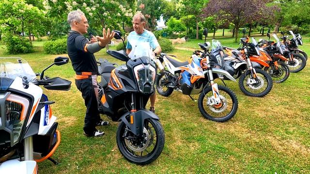 KTM ADVENTURE a BMW R 1250 GS ADVENTURE EDITION 40 YEARS GS Test, jazdy a rozhovor s Karolom Hillom смотреть онлайн