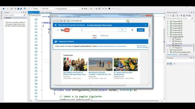 Programación Windows Forms C# 64 --- WebBrowser смотреть онлайн