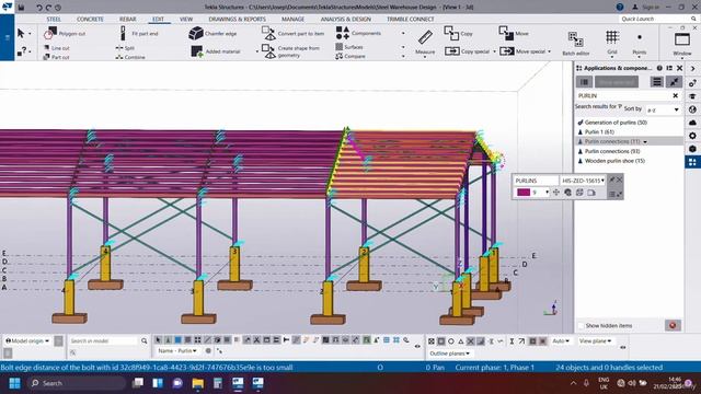 3.9 -Purlin Connection