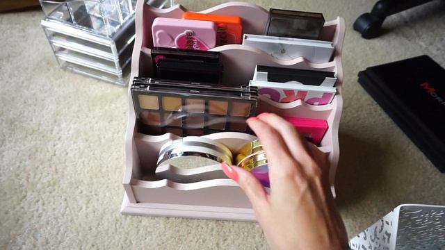 VLOG #2 │ ORGANIZE WITH ME │ EYESHADOW PALETTE COLLECTION