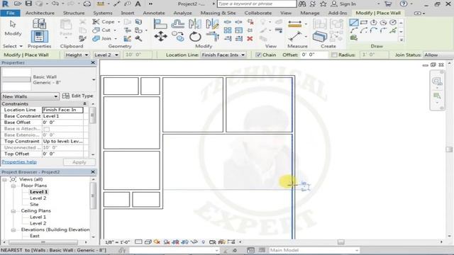 How to make Plan in Revit Architecture |Revit Beginner Tutorial -Floor plan Revit BIM Project Lec#1 смотреть онлайн