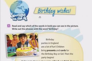 SPOTLIGHT 4 учебник 2 часть страница 17